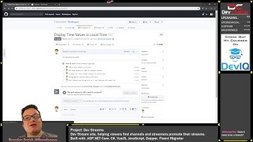 DevStreams Site - ASPNET Core - C# - JavaScript - VueJS - Ep 186