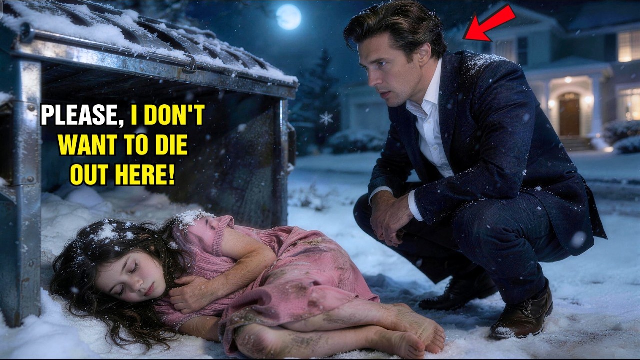 “I Don’t Want to Die Outside…”—Little Girl’s Plea Moved the Millionaire CEO to Tears, Then the Truth