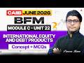 CAIIB June 2026 | CAIIB BFM Module C | UNIT 22 International Equity and Debt Products | Praveen Rana