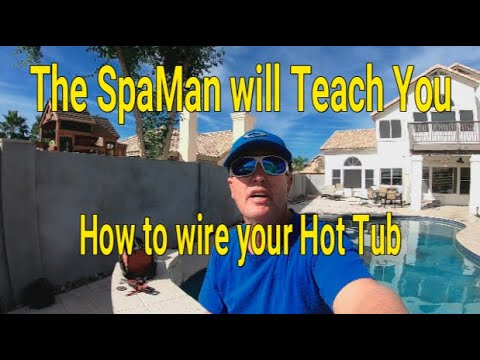 How to wire a 220/240 volt Spa... Step by Step details