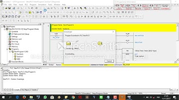 Simulasi Star Delta dengan menggunakan CX Programmer