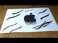 How to Draw Apple Logo in 3D