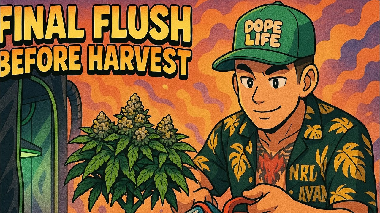 Final Flush Before Harvest – Boost Flavor and Potency! 🌱💥