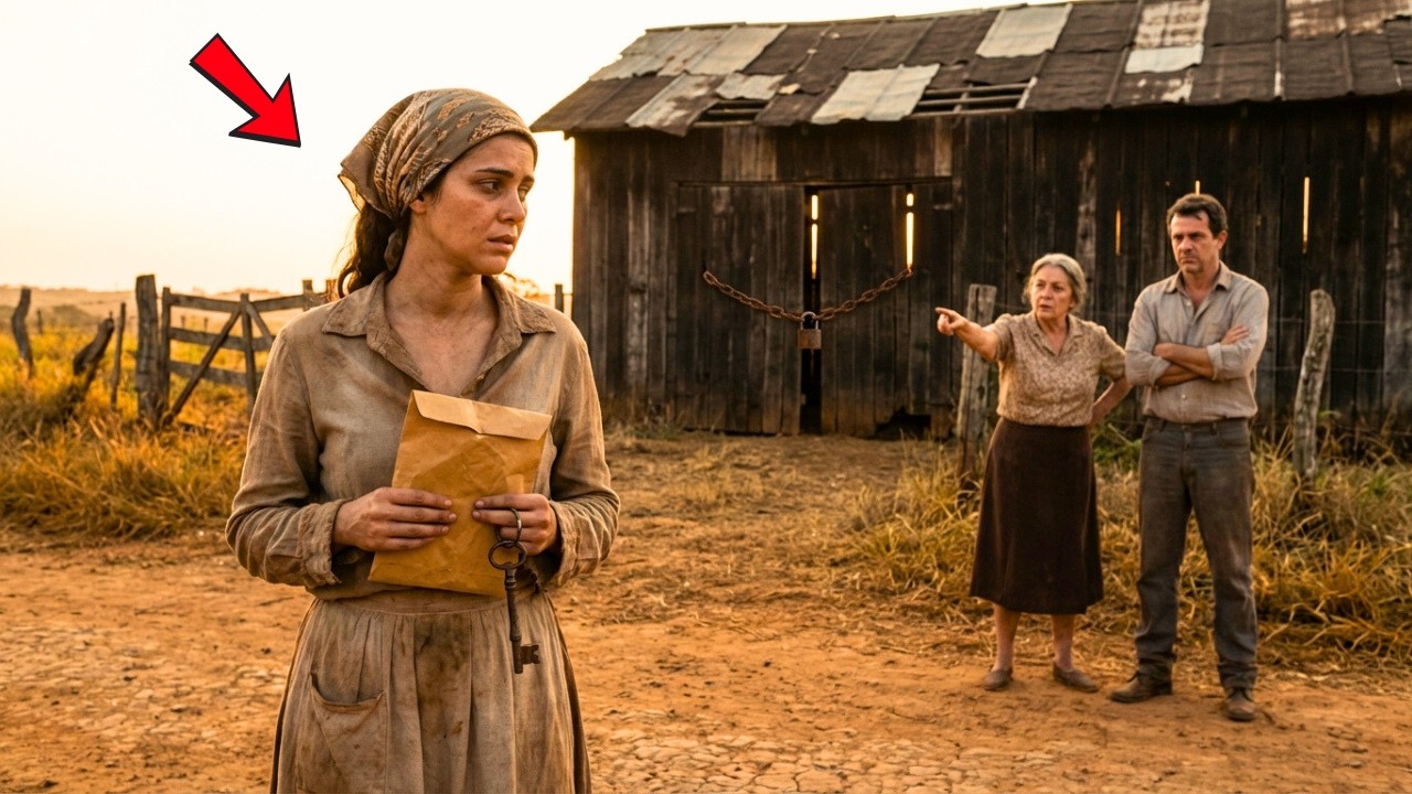 Viúva é HUMILHADA pela família do marido… mas encontra um CELEIRO trancado há anos… e descobre uma