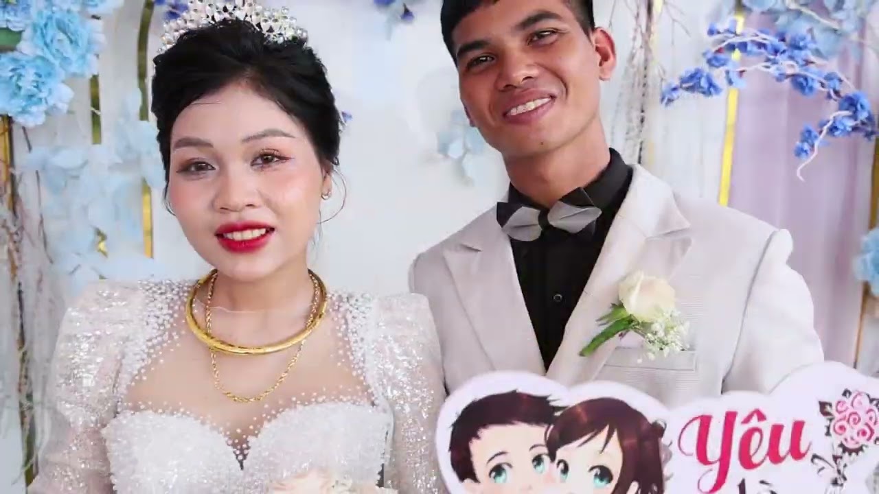 Dam cuoi Hoang Anh Thu Huong ap  8 loc hoa