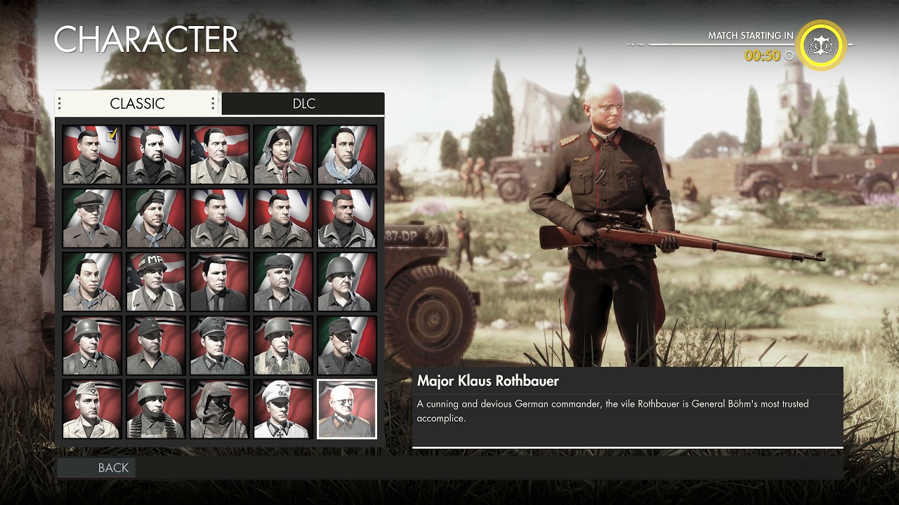 📌Review All Character Classic and DLC, Sniper Elite 4