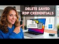 How To Quickly Delete Saved RDP Credentials On MAC
