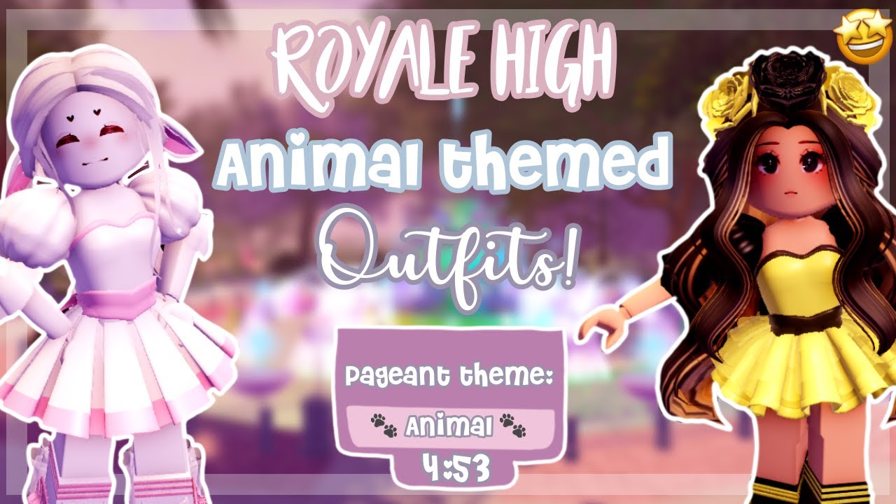🌸8 Royale high Animal Themed Outfits! - YouTube