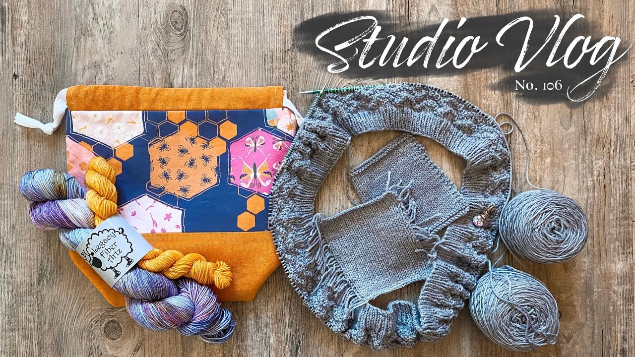 Studio Vlog 106 - Pausing to Swatch and Launching My First Collaboration! 🧶