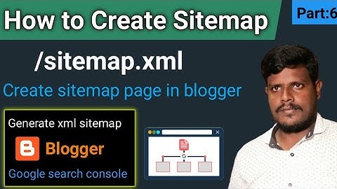 How to create sitemap in Blogger, custom robot txt file generater part:6 || Tech viewer Guna