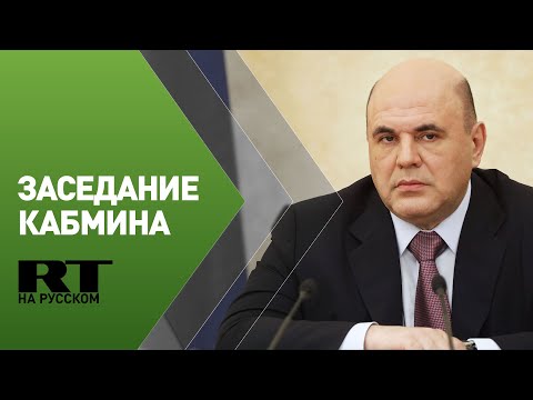 Мишустин проводит заседание правительства России