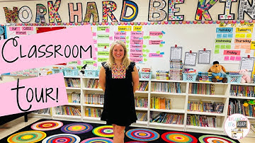 Third Grade Classroom Tour | Classroom Library | Writing Resources | Can