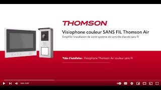 Visiophone sans fil avec écran nomade - Thomson Air