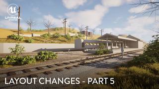 Big Layout Changes at The Train Station | Environment Timelapse Part 5