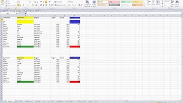 Microsoft Excel 2010 Level One Video 25 Inserting rows and columns, Deleting rows and columns
