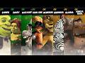 SHREK TEAM VS MADAGASCAR TEAM BATTLE! (SUPER SMASH BROS ULTIMATE)