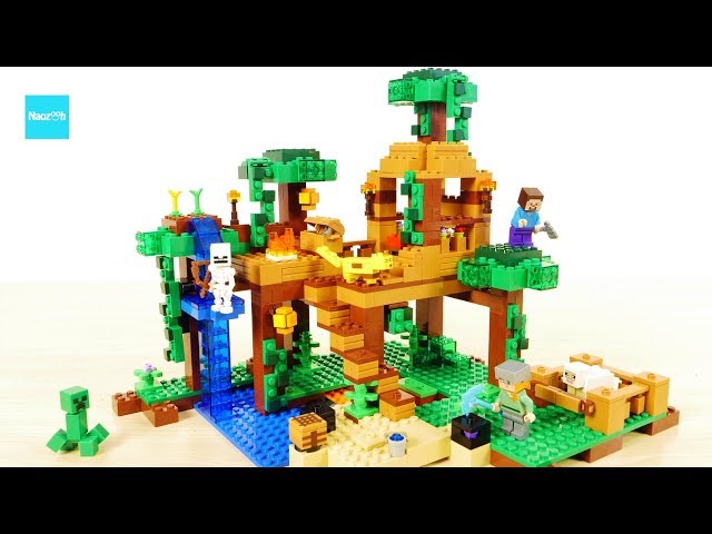 LEGO Minecraft The Jungle Tree House 21125 Build & Review - YouTube