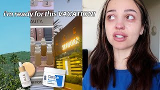 i can&#39;t stop crying over this! + new sephora makeup, skincare faves &amp; travel prep
