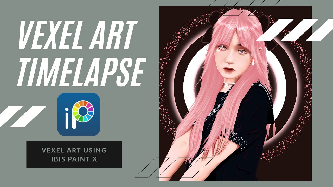 TIMELAPSE VIDEO - VEXEL ART USING IBIS PAINT X - YouTube