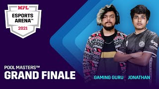 The MPL Esports Arena Pool MastersTM grand finale with JONATHAN