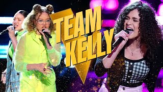 Young Teens The Cunningham Sisters and Hailey Mia Compete from Team Kelly | The Voice Knockouts 2021
