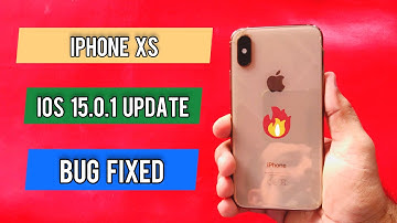 iOS 15.0.1 Latest Update In Iphone Xs | Bug Fixed | Apple Watch Connection | iOS 15.0.1 ⚡️