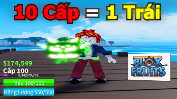 Cứ 10 Cấp Mình Ăn 1 Trái Ác Quỷ Ngẫu Nhiên Trong Blox Fruit!
