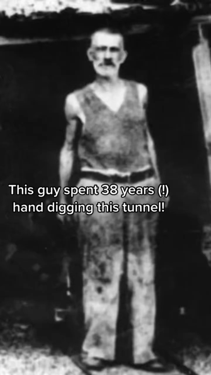 He Spent 38 Years Digging A Tunnel By Hand