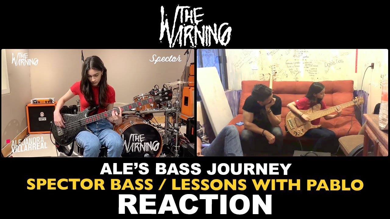 Reaction: The Warning: Ale Gets Lessons and Talks Spector (Ale's Bass Journey)