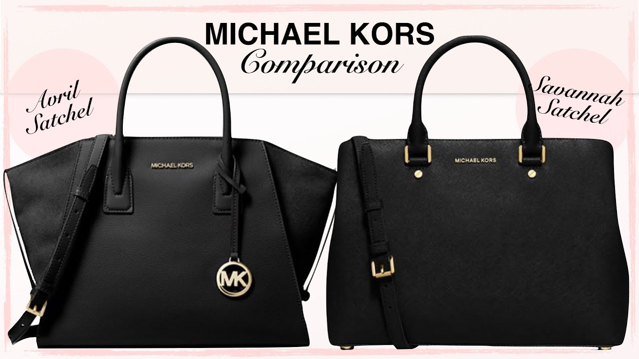 Michael Kors Avril Large Top Zip Satchel Bag