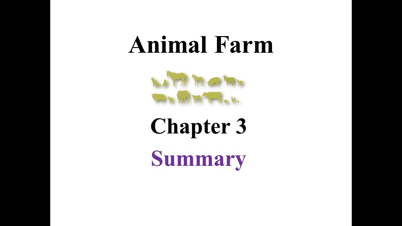 Animal Farm Chapter 3 Summary - YouTube