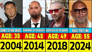 Dave Bautista Transformation from 2004 to 2024