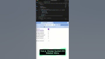 Design System Kit Series | 13: Sidebar Menu Item Component | 1 #coding #programming #vuejs