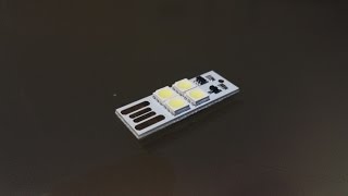 Unboxing and Testing Mini USB Power LED Night Light Lamp Module