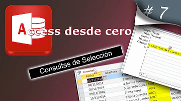 ¿Cómo se hace una consulta en Access?