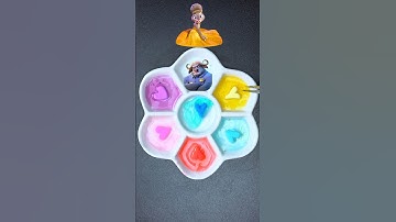 Zootopia Color Mixing 🌈 Guess the mixed color #zootopia2 #judyhopps #satisfying #colors #colormixing