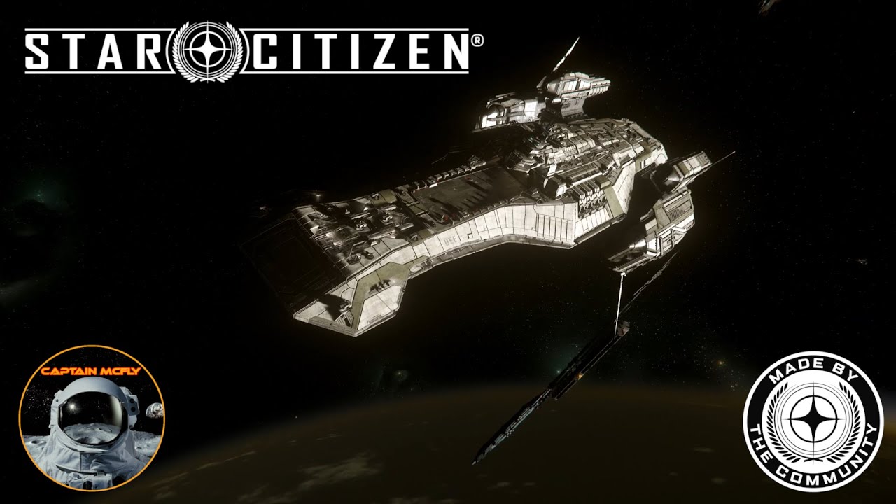 Star Citizen - Bengal Carrier Mini Cinematic [PTU 3.13.1] - YouTube