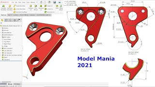 Solidworks Model Mania 2021 | SolidWorks Tutorial