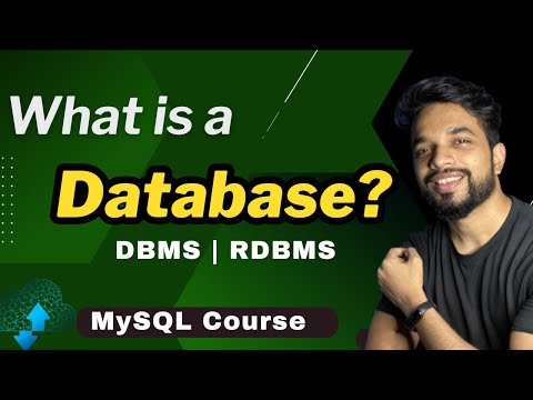 Video - 1 | What is a Database? | What is MYSQL, DBMS, RDBMS | MySQL Tutorial in [HINDI]