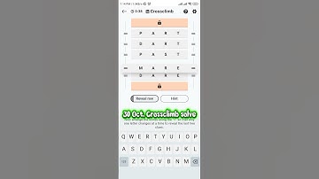 LinkedIn 30 Oct. Crossclimb problem solve #linkedin #linkedingames #linkedintips #linkedintutorial