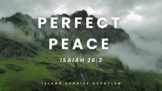 Find Peace! Trust God Amidst Life's Storms #islandsunrisedevotion #trustingod