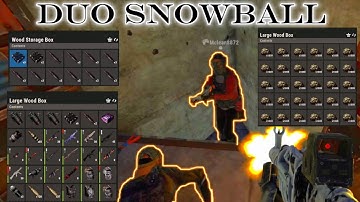 THE FASTEST DUO SNOWBALL🎃 (Movie) - Rust Console Edition