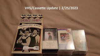 VHS/Cassette Update | 2/25/2023