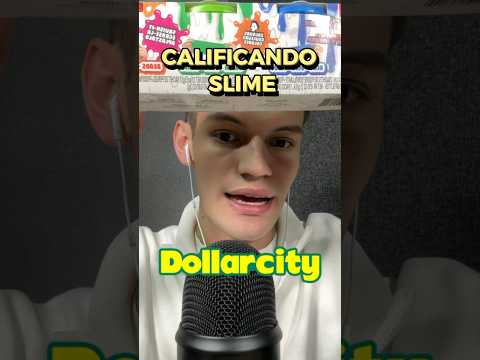 #ASMR calificando los slimes de Dollar City #shorts #viral