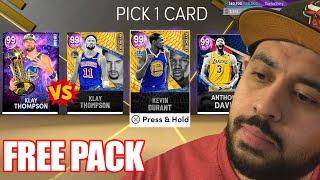 I got the New Guaranteed FREE INVINCIBLE Option Pack but a Free Endgame Would be Better! NBA 2K22