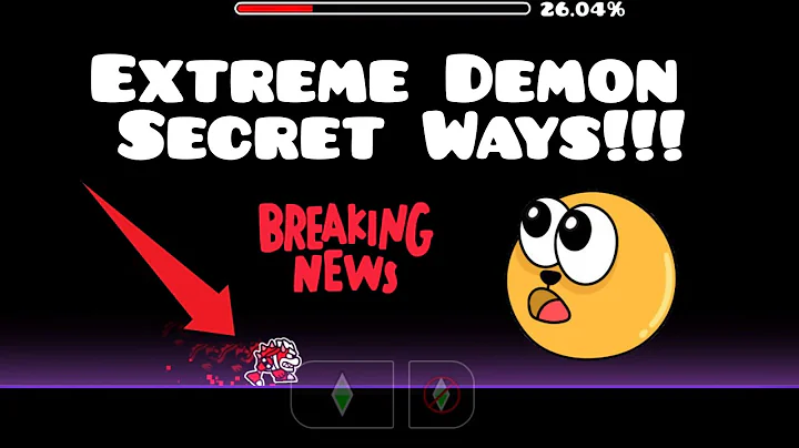 ULTIMATE COMPILATION: EXTREME DEMON SECRET WAYS! | Geometry Dash