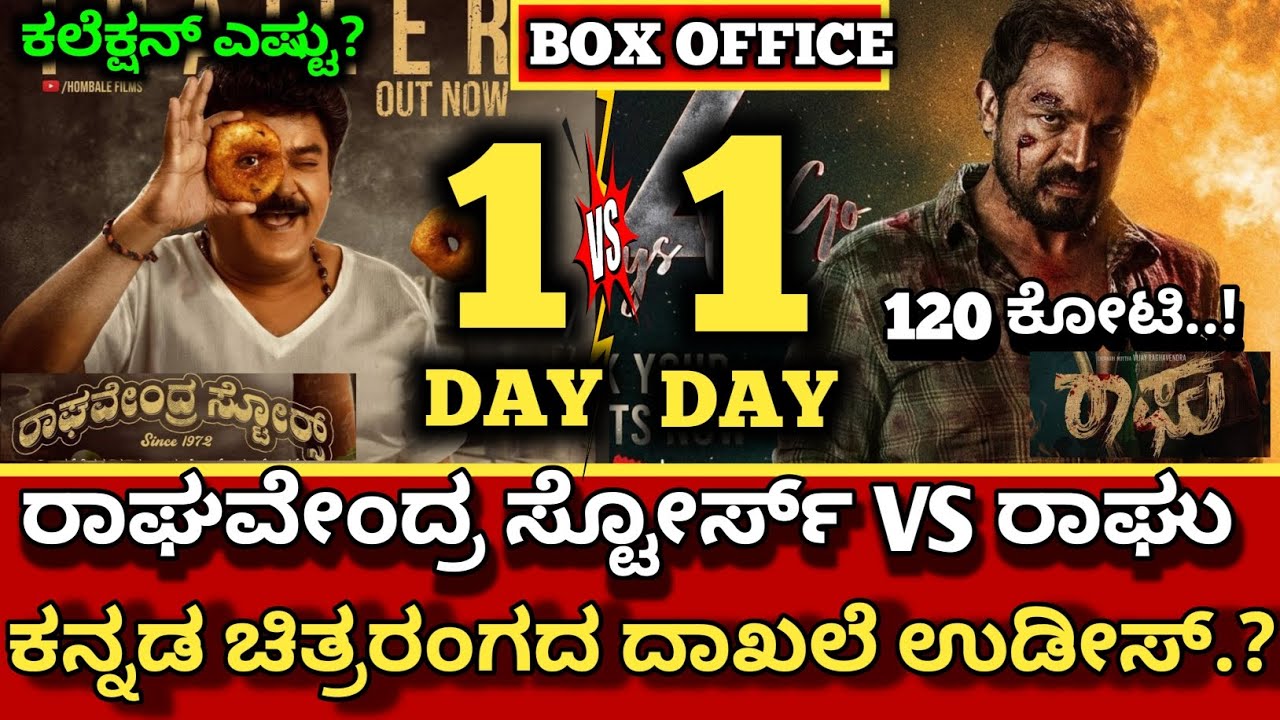 Raghavendra Stores Movie 1 Day Collection Vs Raagu Movie Collection, Raghavendra movie review