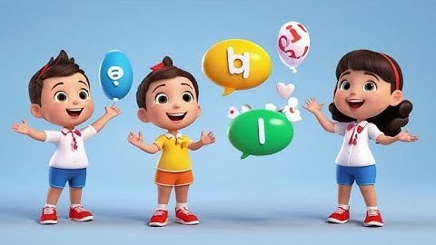 Four Bouncy Balls Go Big and Small | Size and Counting Song for Kids | Bounce, Learn & Sing Along