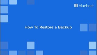 Step-by-Step: Effortlessly Restore Your Website Backup with Bluehost [2024 Essentials]