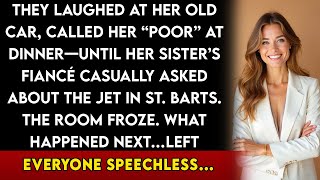 At Family Dinner They Called Me Poor — Until My Sister’s Fiancé Asked Me About The Jet